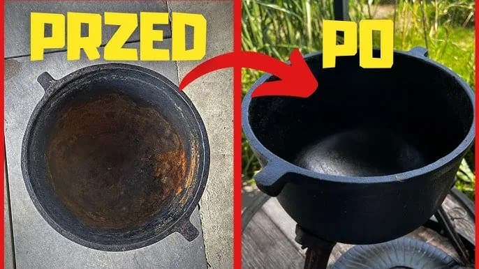 Jak wypalić garnek żeliwny, aby uniknąć rdzewienia i uszkodzeń